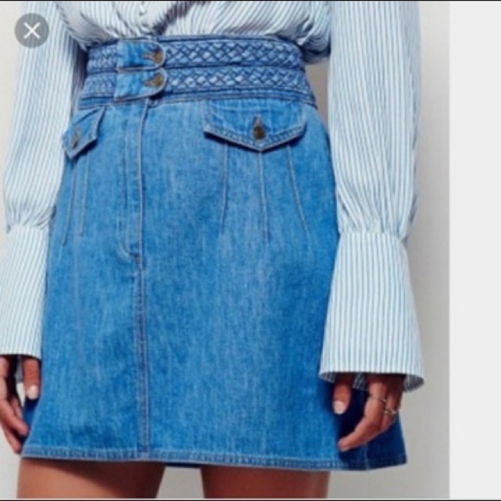 Free People Braided Skirt